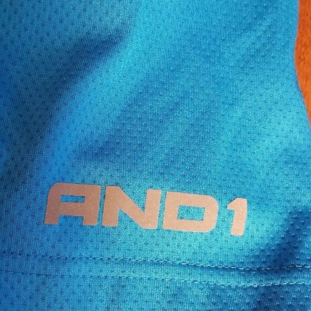 AND1 T-Shirt Performance Basketball Moisture F21-E - Picture 2 of 5